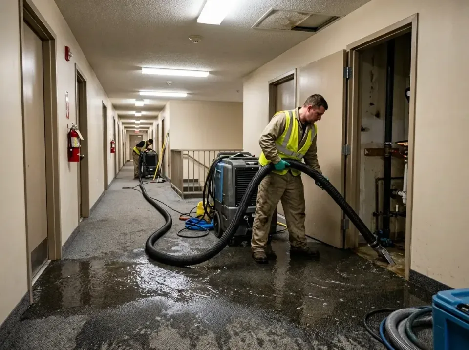 multi-unit-apartment-hallway-f-005 — frequently asked questions, Emergency Burst Pipe Water Extraction & Removal in Herrin,…